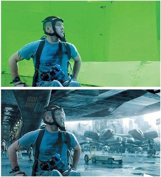 green screen avatar in the making